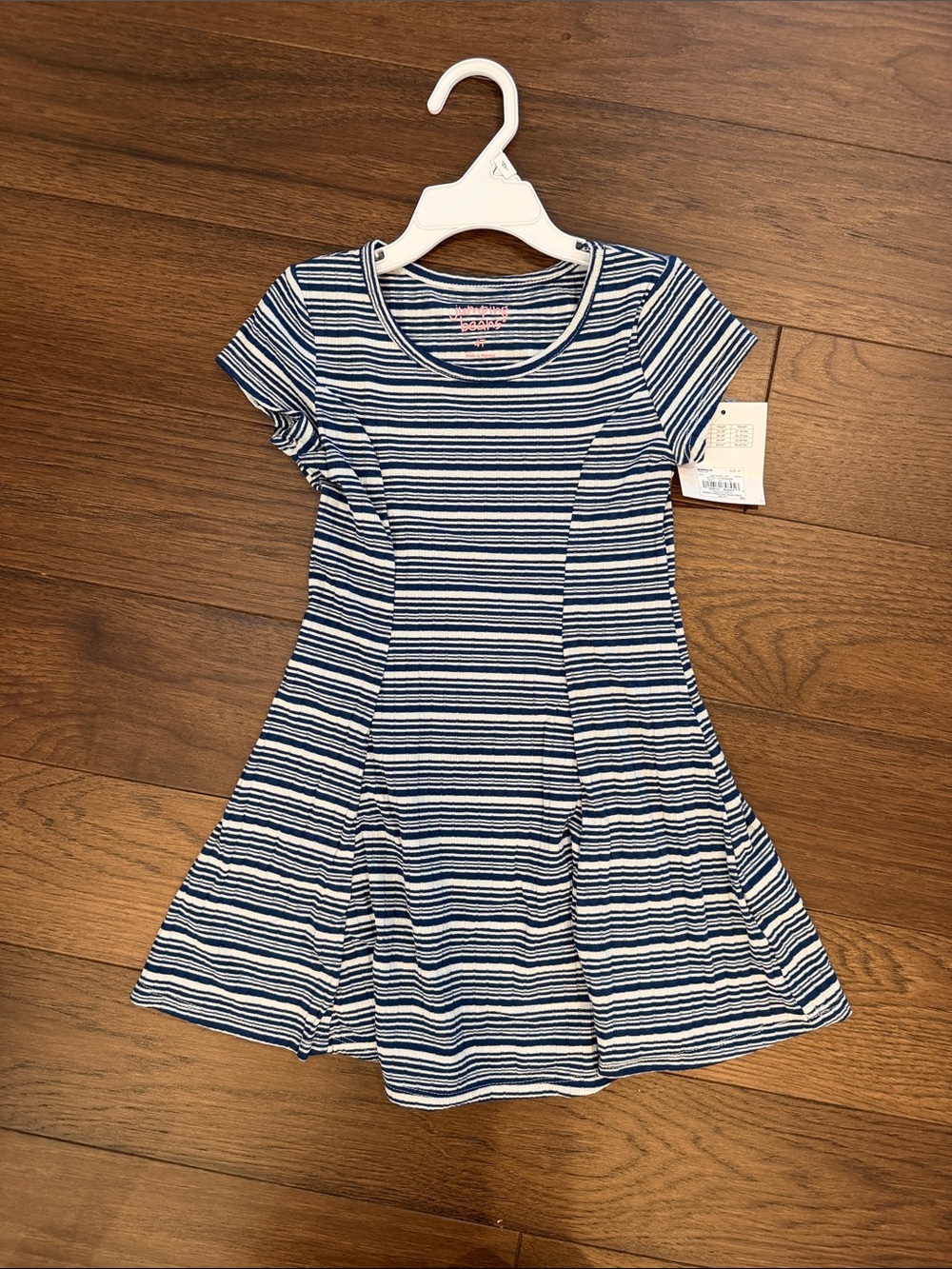 jumping beans Toddler Girls Ribbed Princess Seam Dress Size 4T NWT - C8-036